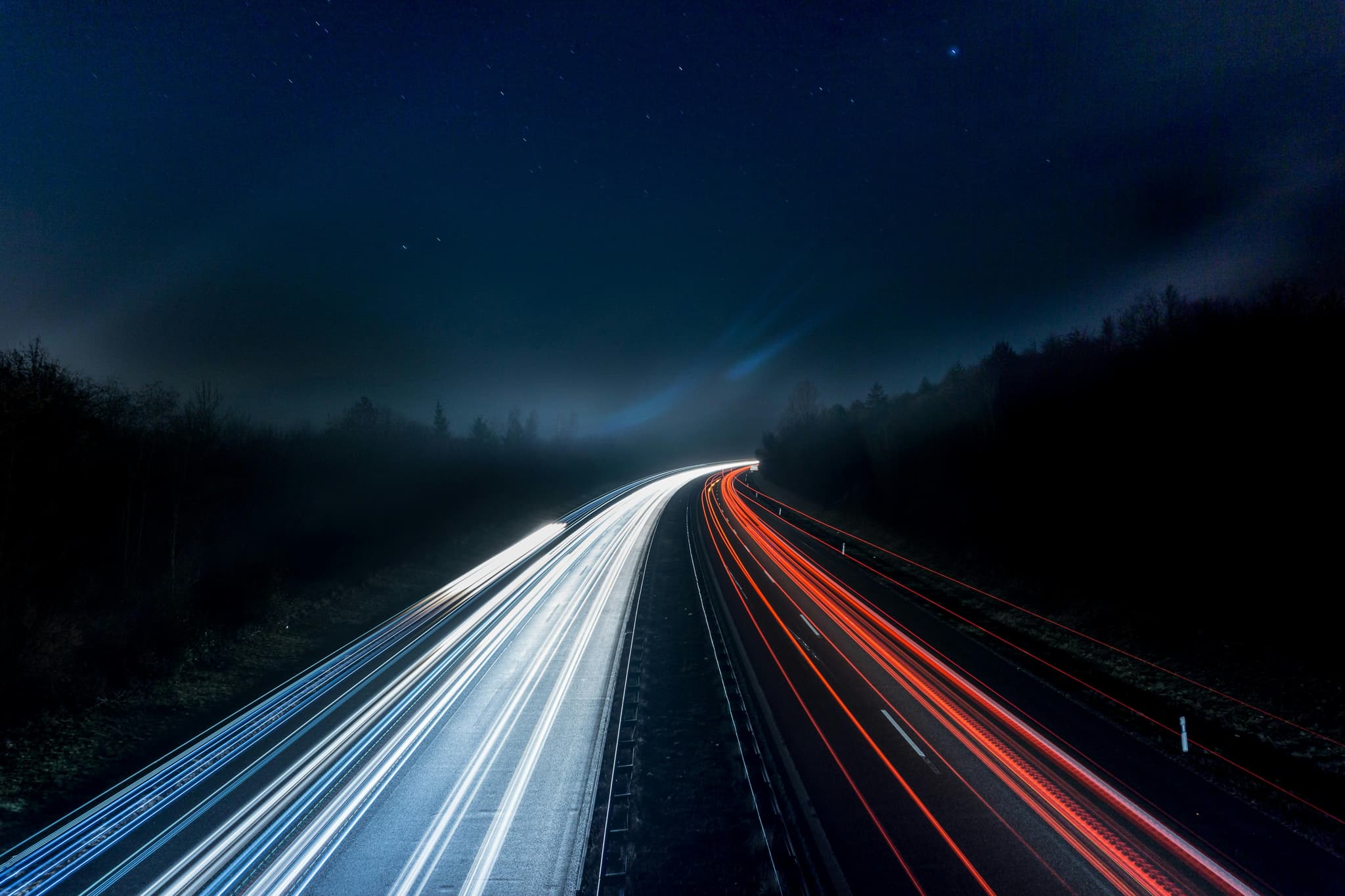 highway long exposure